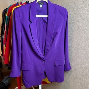 Express Royal Purple Blazer